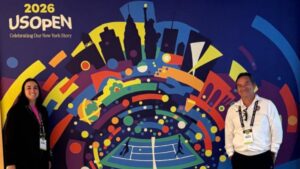 Carlos Omaki e Marina Danzini participam de congresso para treinadores no US Open com grandes nomes do esporte