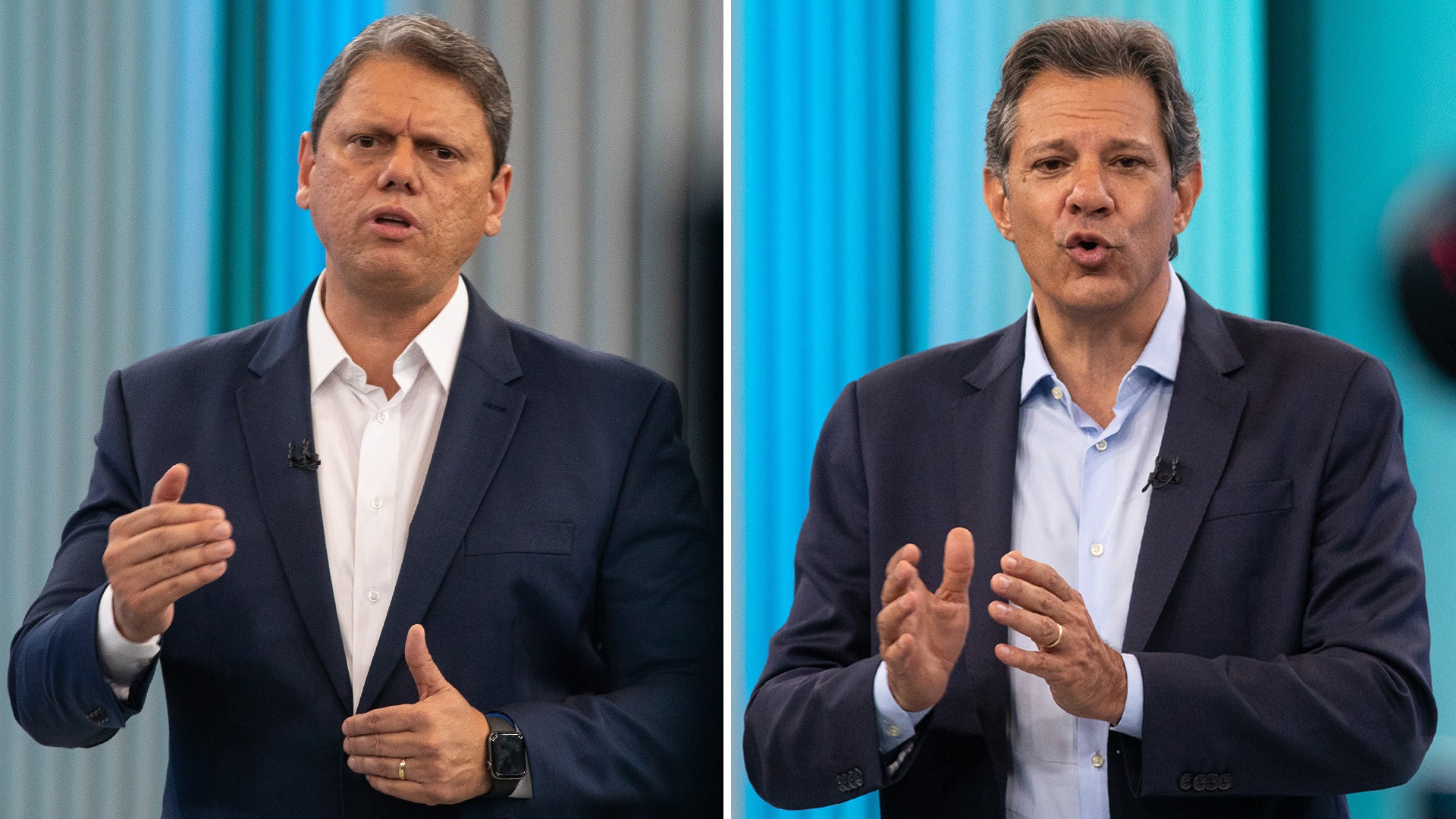 Tarcísio tem o dobro do tempo de Haddad no horário eleitoral