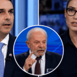 Flávio Bolsonaro presta solidariedade a Renata Vasconcellos após embate com Lula