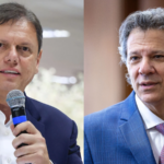 Primeiro dia da propaganda em SP: Tarcisio aposta em seguranca, Haddad em programas sociais