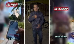 Entregador viraliza ao comparar tratamento de clientes no Rio e em SP: “Já ficam na porta aguardando”