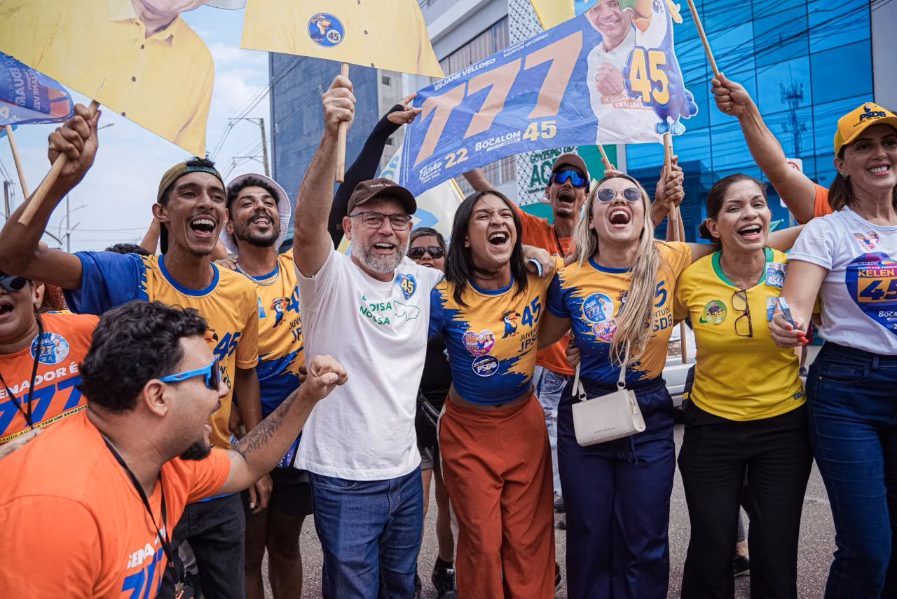 Alysson leva campanha de Bocalom às ruas e comanda bandeiraço