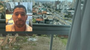 Médico armado escala prédio até o 6º andar, invade apartamento de ex e é socorrido baleado em Bauru