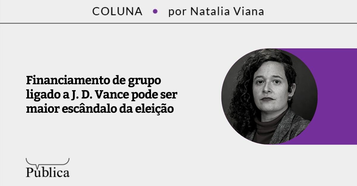Flávio Bolsonaro teria elo com rede ligada a J. D. Vance