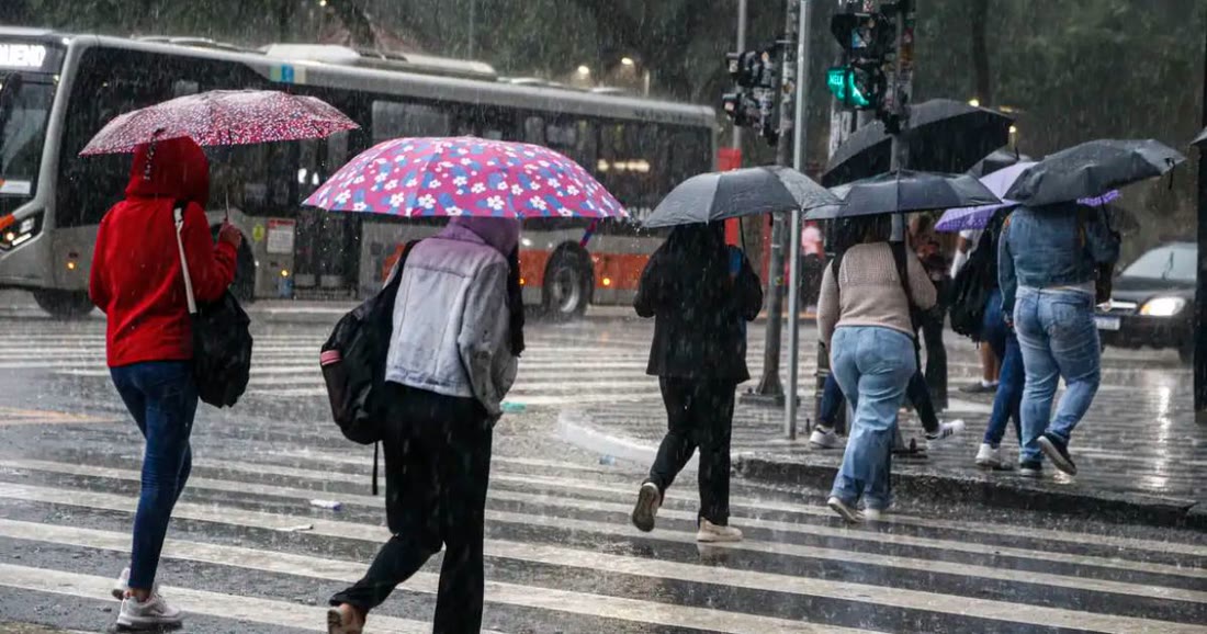 Temporal em SP: chuva forte e granizo no alerta desta quinta