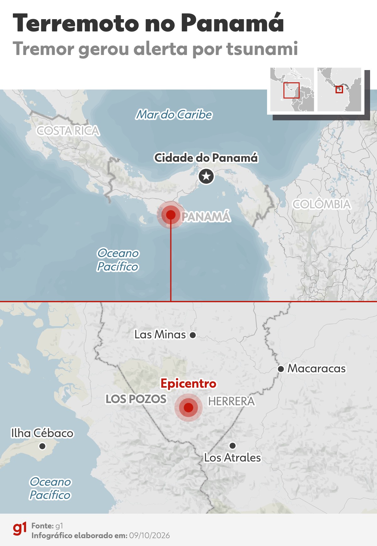 Terremoto de 7,7 atinge o Panamá e assusta brasileiros