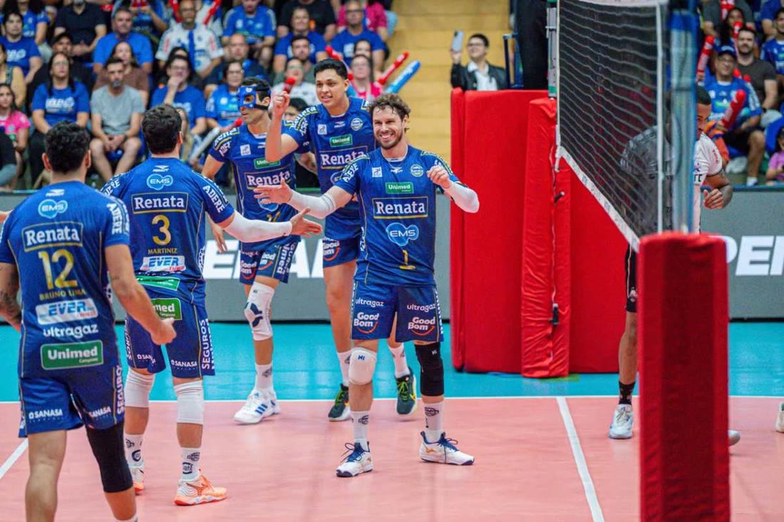 Vôlei Renata é hexa paulista em tie-break de 34 a 32